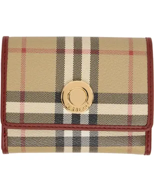 Burberry スモール チェック 三つ折り財布 - サムネイル1