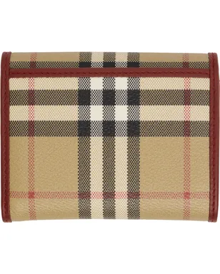Burberry スモール チェック 三つ折り財布 - サムネイル2