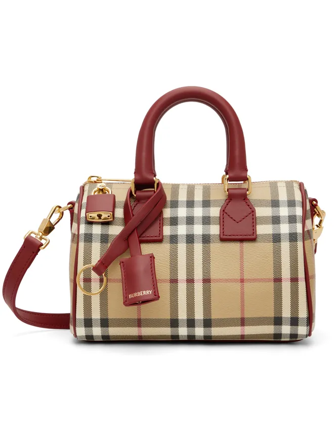 Burberry Burberry ミニ チェック ボウリング バッグの商品画像