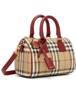 Burberry ミニ チェック ボウリング バッグ - サムネイル2