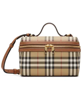 Burberry チェック バニティバッグ - サムネイル1