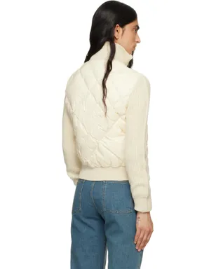 Burberry Check-Stitch ナイロン＆ウール ジャケット - サムネイル3