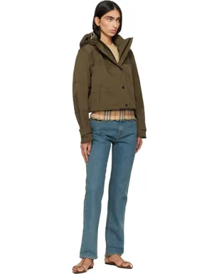 Burberry ミッドライズ ストレートジーンズ - サムネイル4