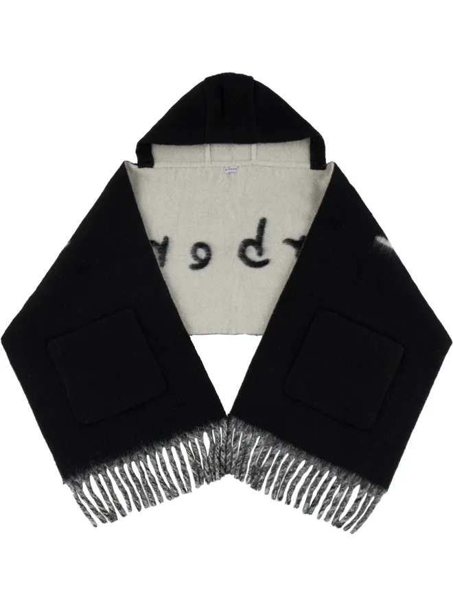 Burberry Burberry ロゴ アルパカウール ブレンド フード マフラーの商品画像