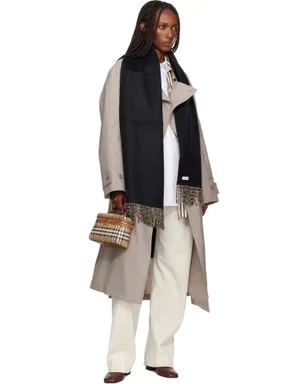 Burberry リバーシブル カシミヤ マフラー - サムネイル3