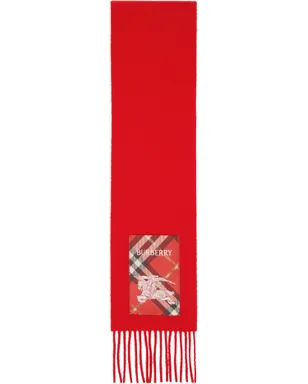 Burberry Check Label カシミヤ マフラー - サムネイル1