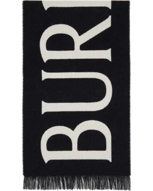 Burberry ロゴ ウール マフラー - サムネイル1