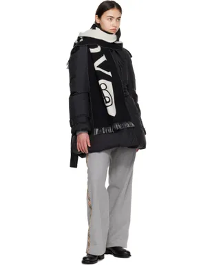 Burberry ロゴ ウール マフラー - サムネイル3