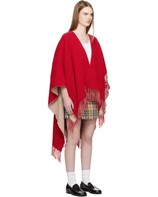 Burberry EKD ウール カシミヤ ケープ - サムネイル2