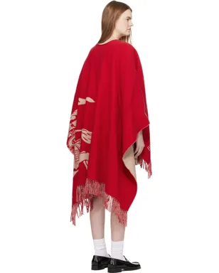 Burberry EKD ウール カシミヤ ケープ - サムネイル3