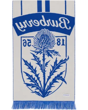 Burberry Thistle Shield ウール マフラー - サムネイル2
