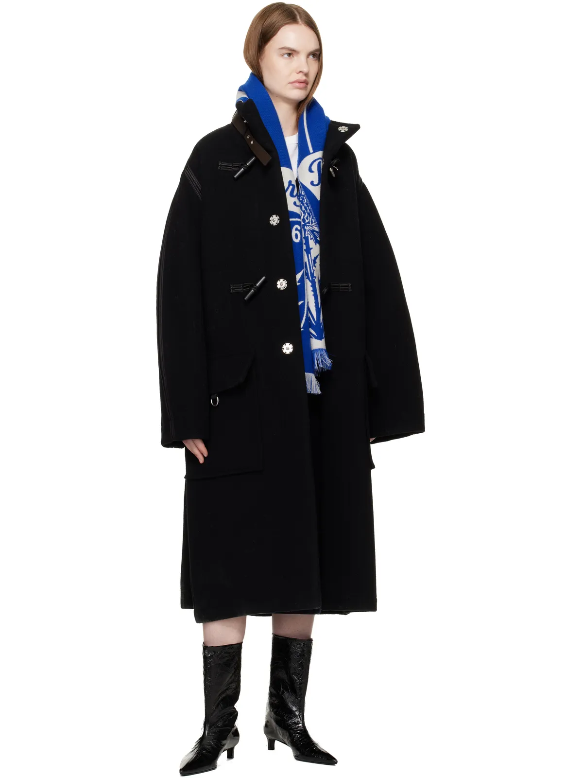 Burberry Thistle Shield ウール マフラー - 画像3