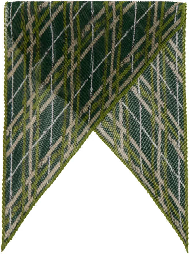 Burberry Burberry Belt チェック シルクシフォン スカーフタイの商品画像