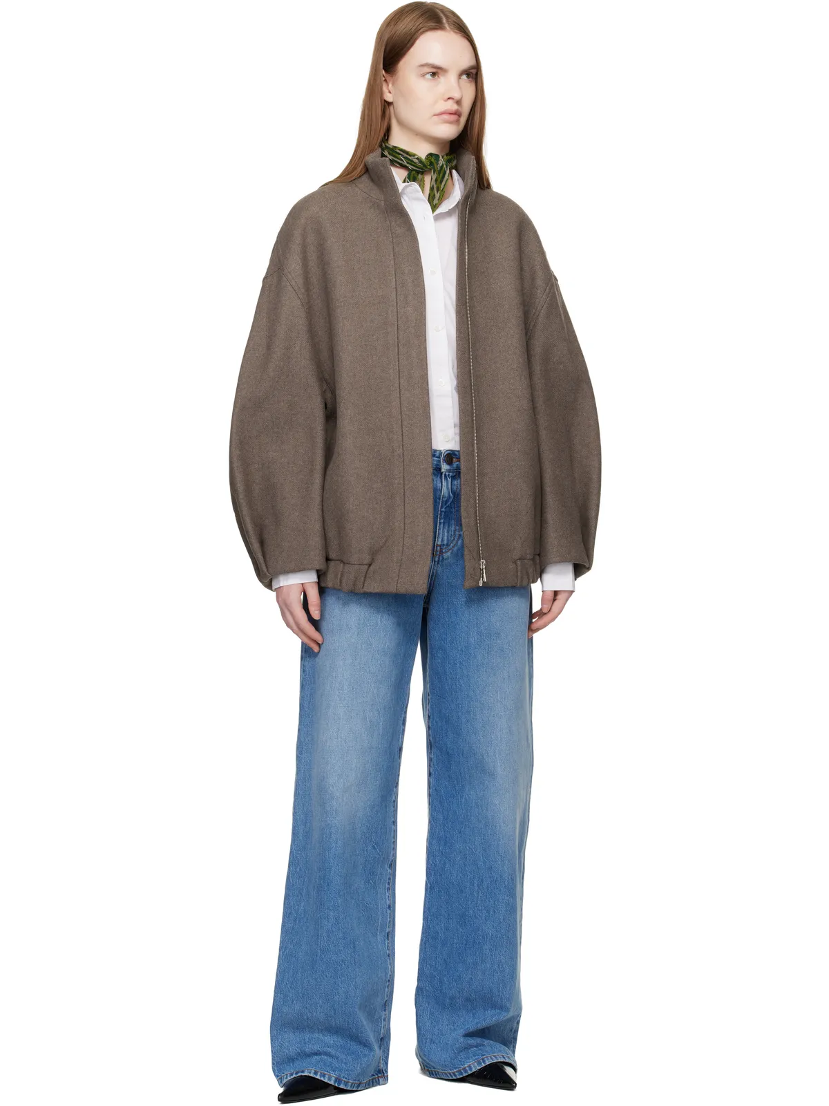 Burberry Belt チェック シルクシフォン スカーフタイ - 画像2