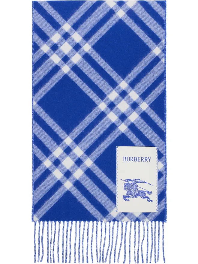 Burberry Burberry チェック カシミヤ マフラーの商品画像