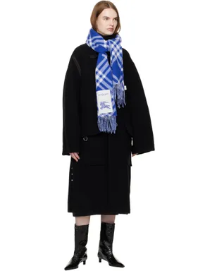 Burberry チェック カシミヤ マフラー - サムネイル3