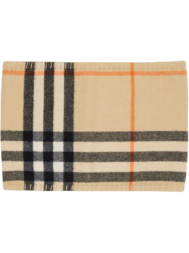 Burberry Burberry カシミヤ チェック スヌードの商品画像