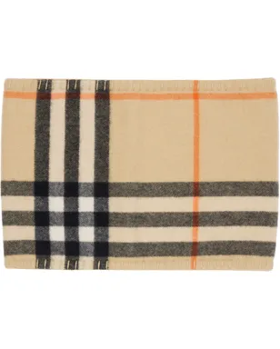 Burberry カシミヤ チェック スヌード - サムネイル1