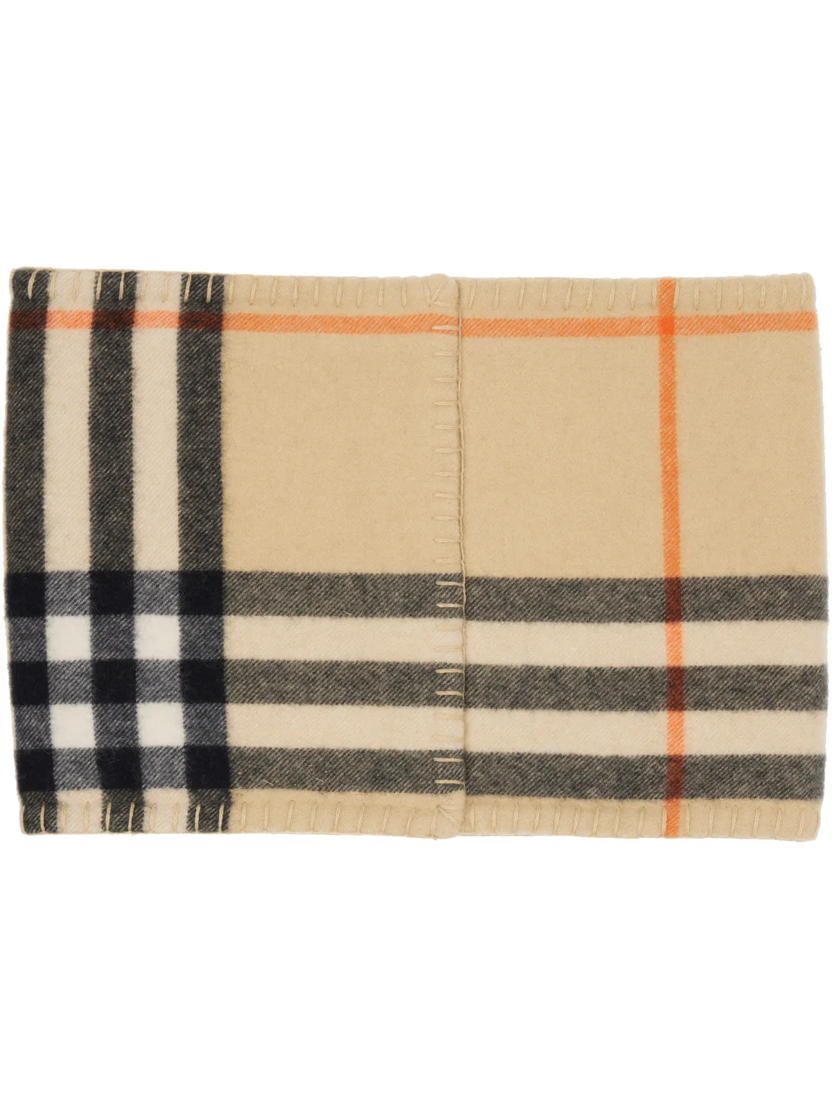 Burberry カシミヤ チェック スヌード - 画像2
