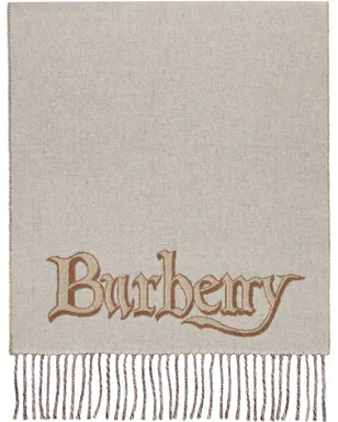 Burberry Stallion Portrait カシミヤ マフラー - サムネイル1