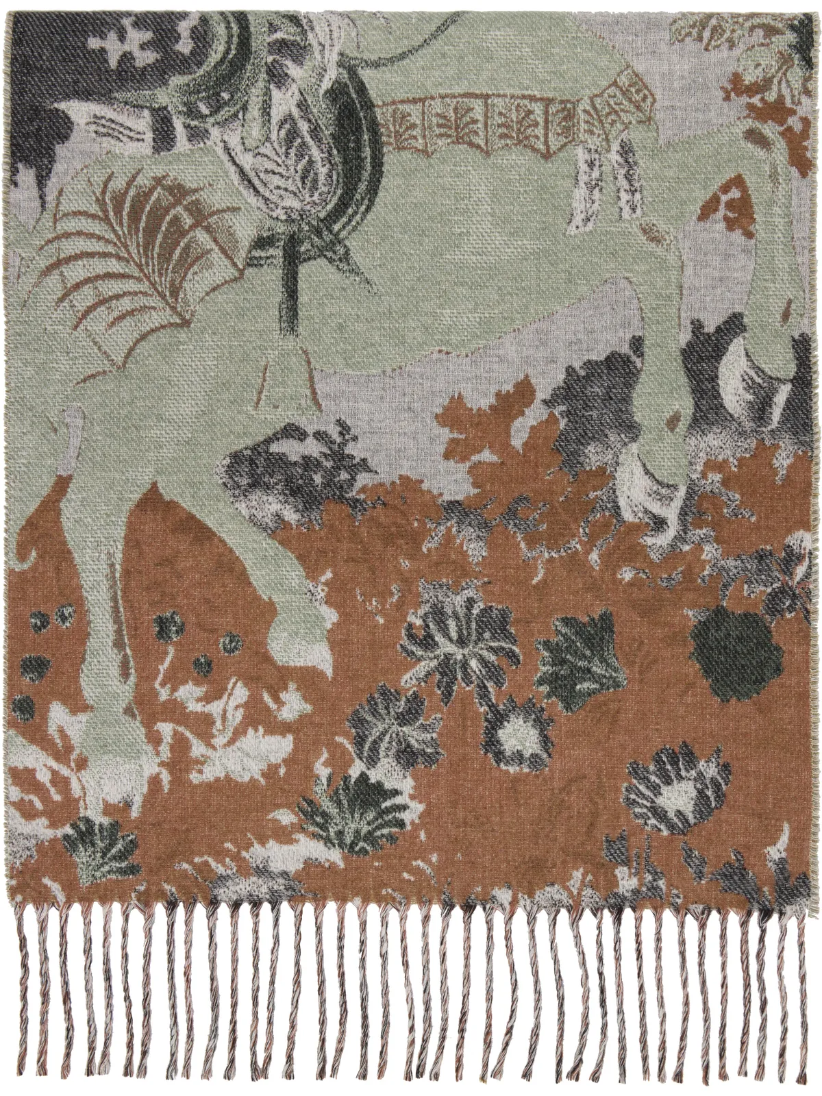 Burberry Stallion Portrait カシミヤ マフラー - 画像2