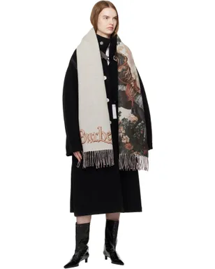 Burberry Stallion Portrait カシミヤ マフラー - サムネイル3