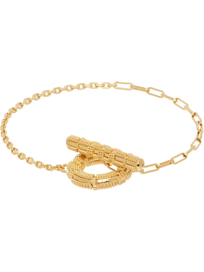 Burberry Burberry Check Granulation T-Bar ブレスレットの商品画像