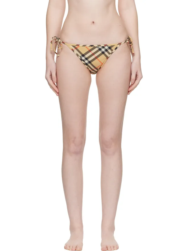 Burberry Burberry チェック ビキニボトムの商品画像