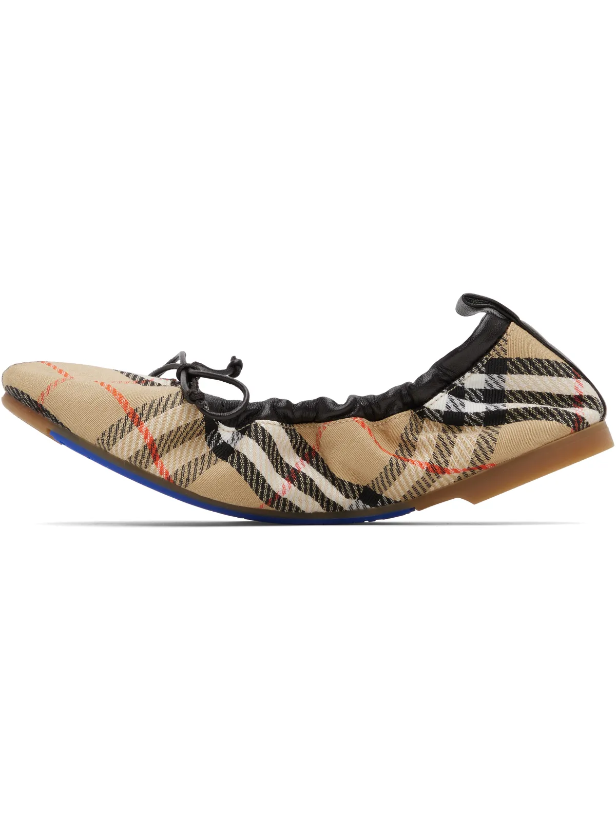 Burberry Fawn チェック バレエシューズ - 画像3