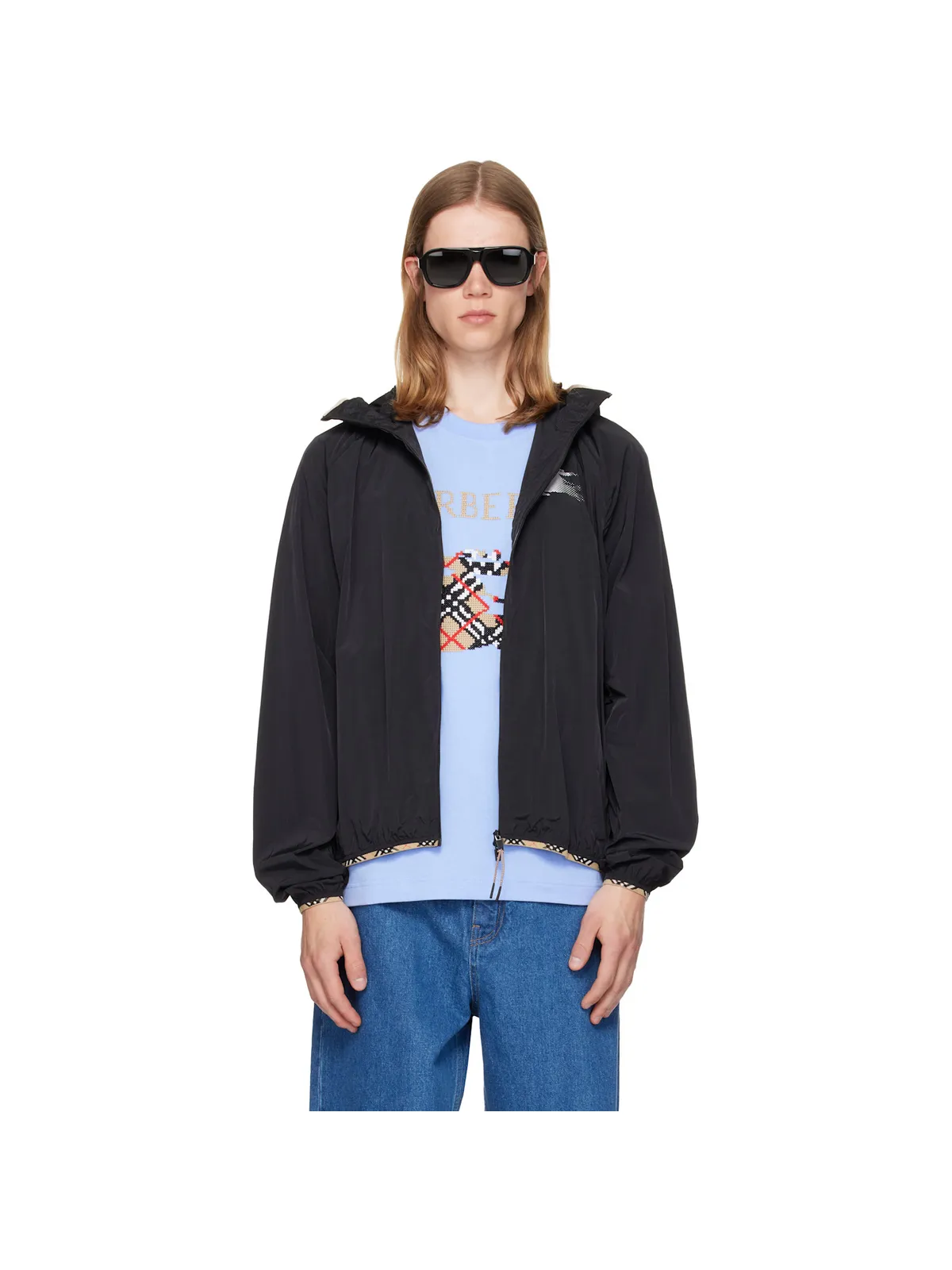 Burberry ナイロン フード付きジャケット - 画像1