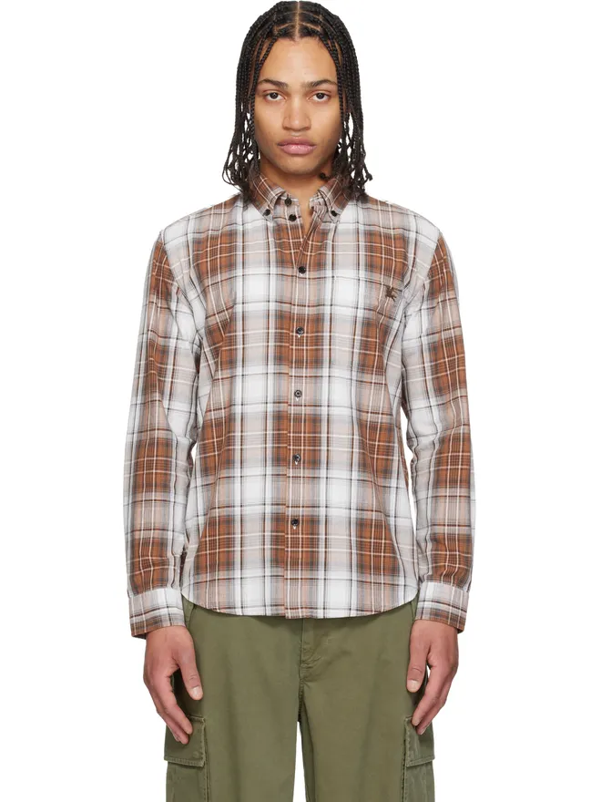 Burberry Burberry マドラスチェック コットン シャツの商品画像