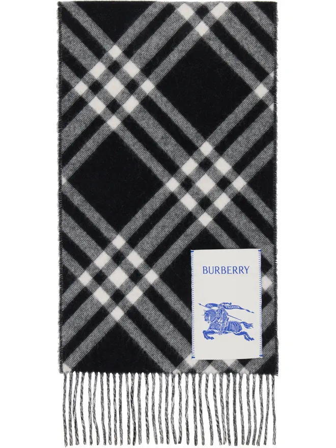 Burberry Burberry チェック カシミヤ マフラーの商品画像