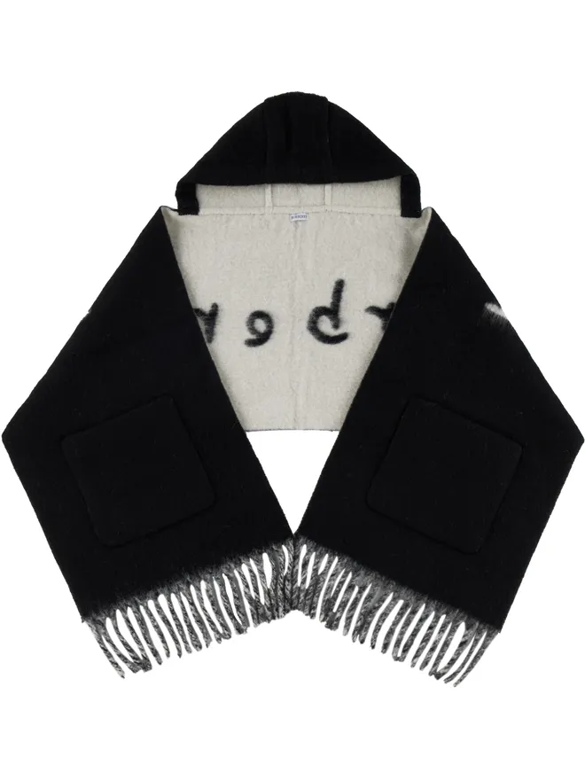 Burberry Burberry ロゴ アルパカウール ブレンド フード マフラーの商品画像