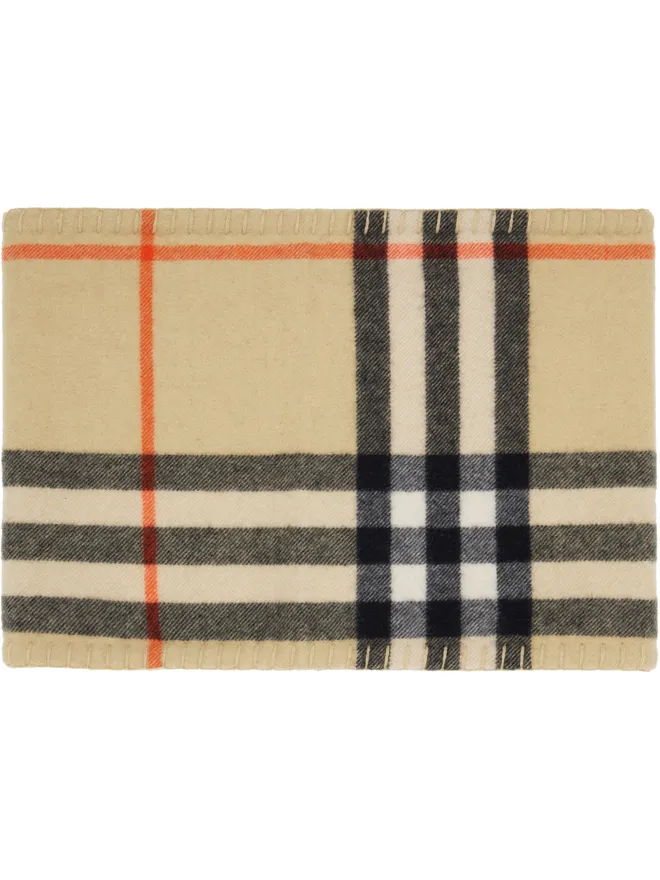 Burberry Burberry カシミヤ チェック スヌードの商品画像