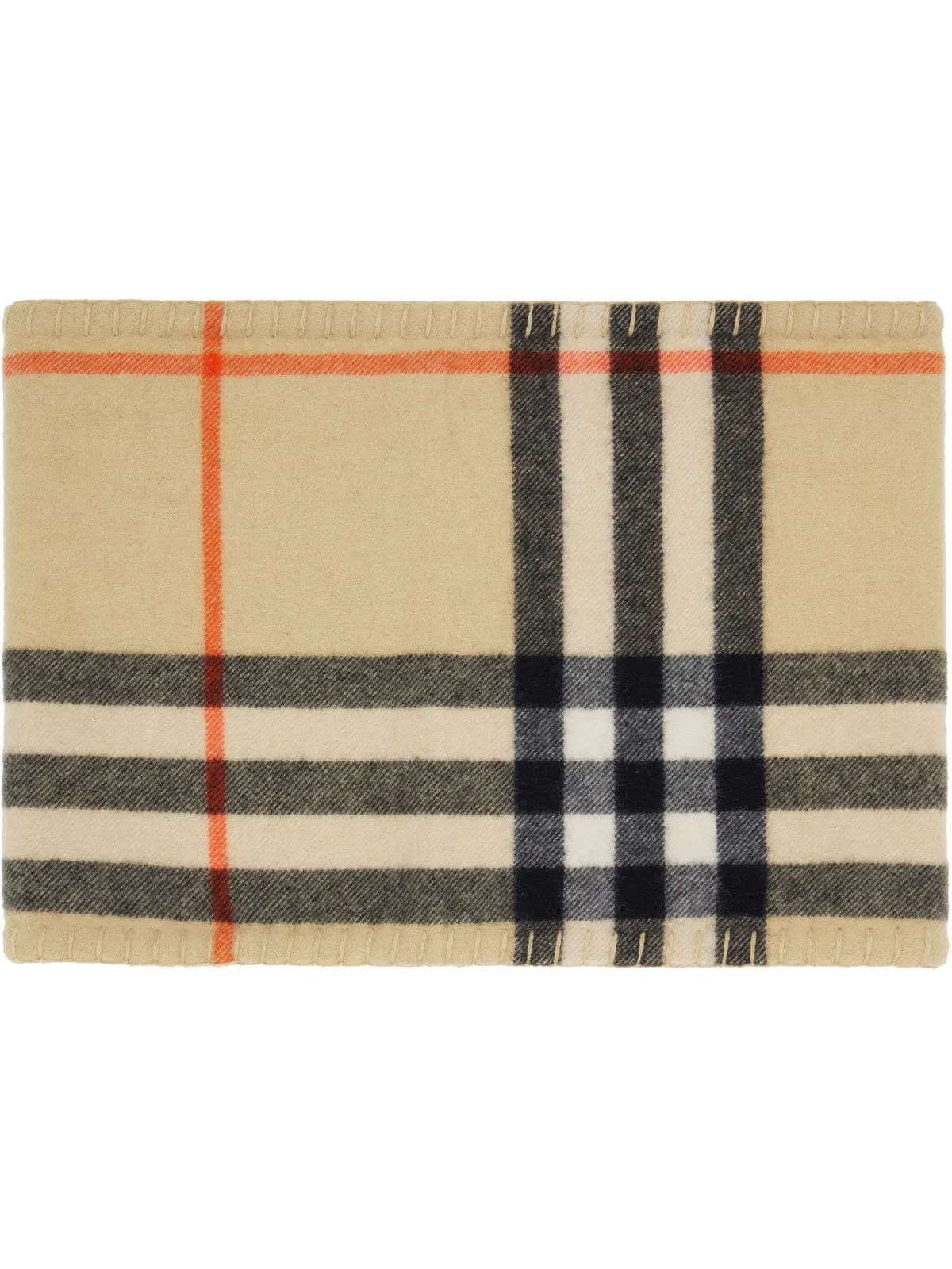 Burberry カシミヤ チェック スヌード - 画像1