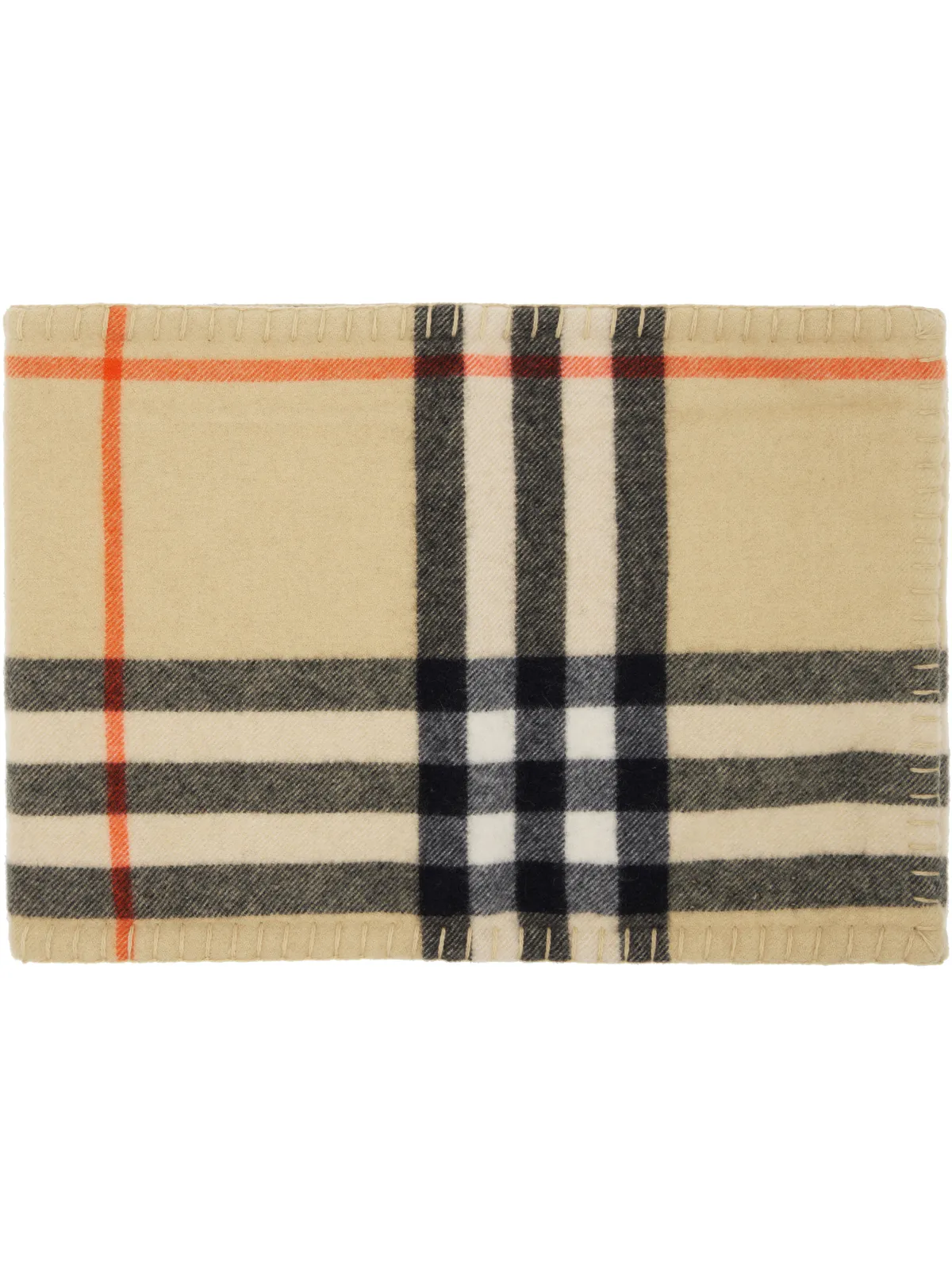 Burberry カシミヤ チェック スヌード - 画像2