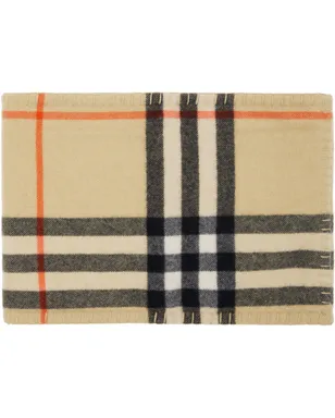 Burberry カシミヤ チェック スヌード - サムネイル2