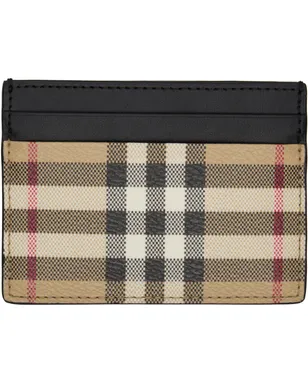 Burberry チェック カードケース - サムネイル1