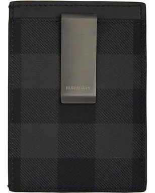 Burberry チェック マネークリップ カードケース - サムネイル2
