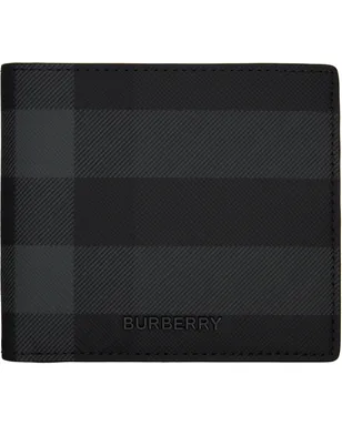 Burberry チェック スリム 二つ折り財布 - サムネイル1