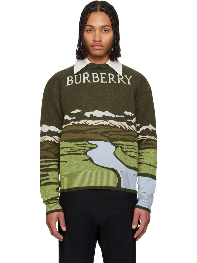 Burberry Burberry Landscape Wool Blend セーターの商品画像
