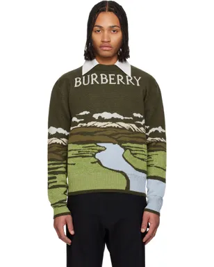Burberry Landscape Wool Blend セーター - サムネイル1