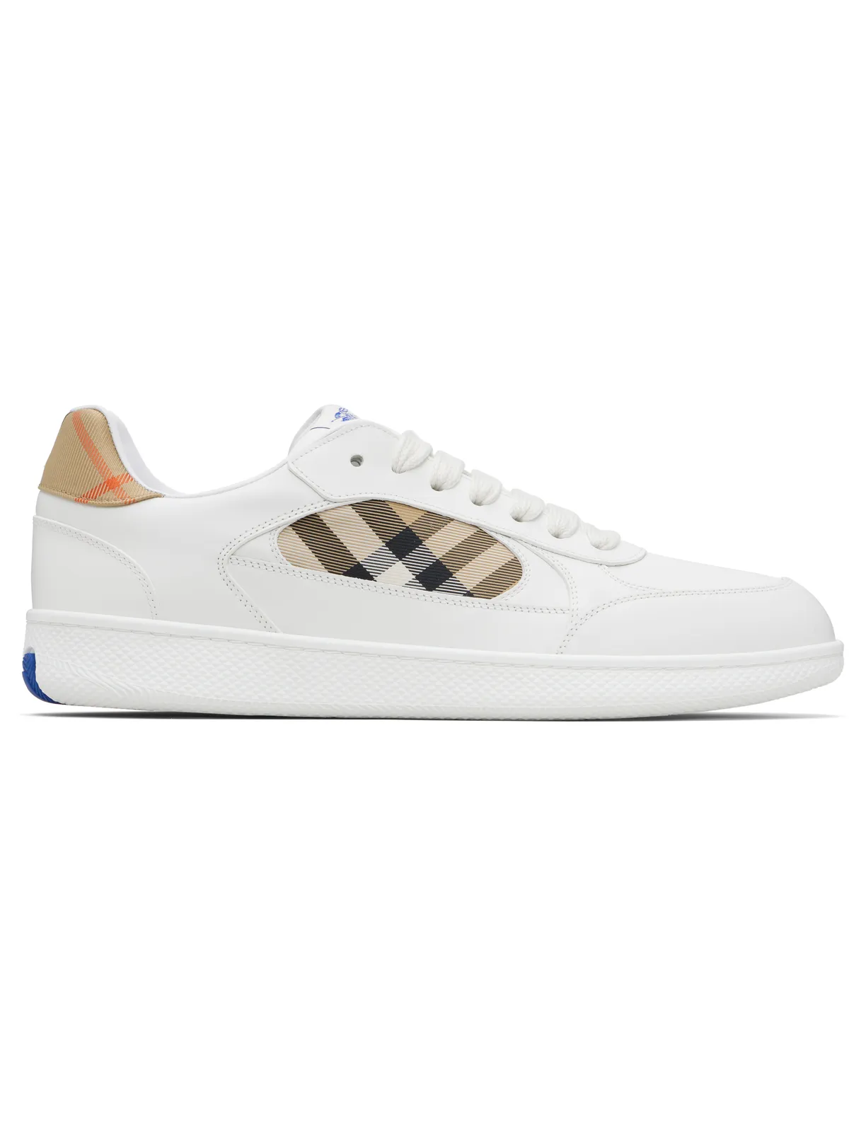 Burberry Terrace レザー＆チェック スニーカー - 画像1
