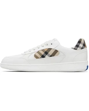 Burberry Terrace レザー＆チェック スニーカー - サムネイル3