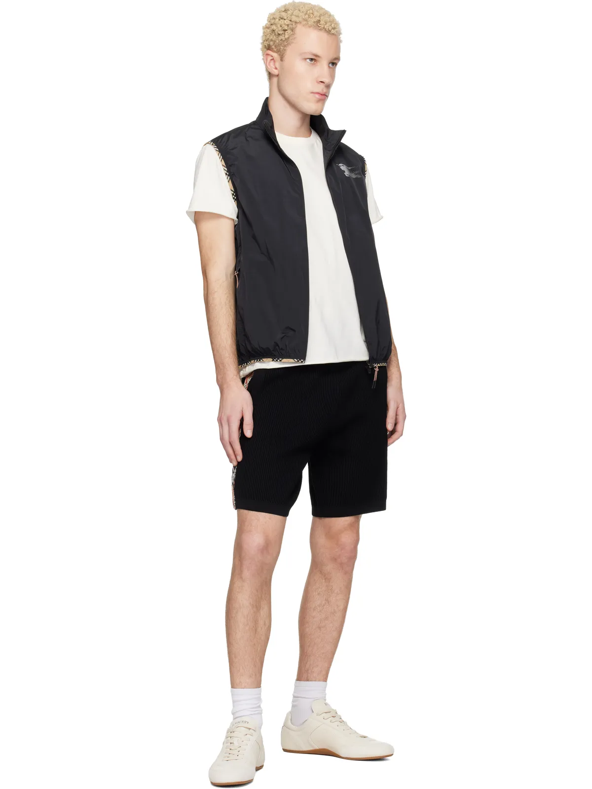 Burberry Knight Runner レザースニーカー - 画像5