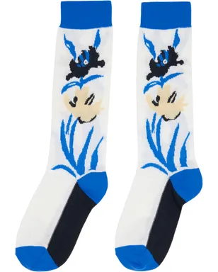 Marni Intarsia Flower Mid-Calf ソックス - サムネイル2