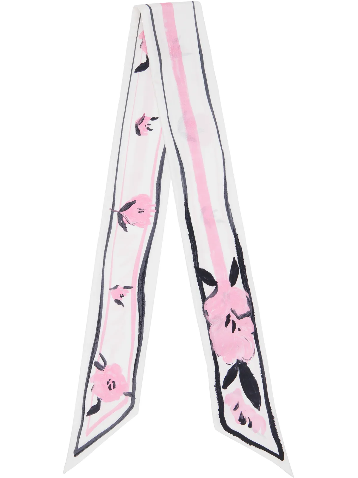 Marni Floral Print シルク バンドゥスカーフ - 画像1