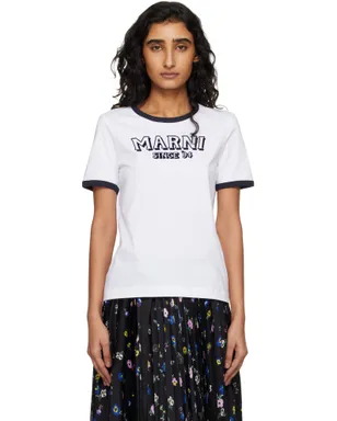 Marni フロック プリント ジャージ Tシャツ - サムネイル1
