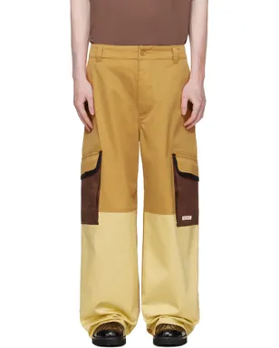 Marni タン 撥水性 カラーブロック カーゴパンツ - サムネイル1