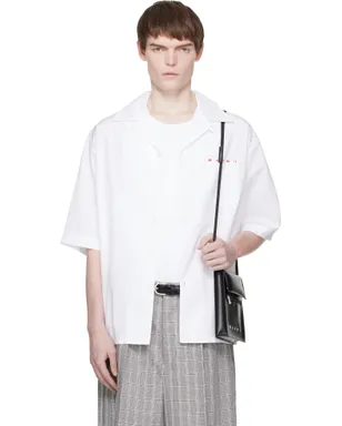 Marni Peeping Marni Logo ボウリングシャツ - サムネイル1